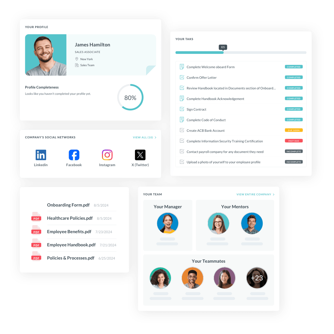 manage onboarding