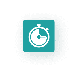 Time Clock icon green