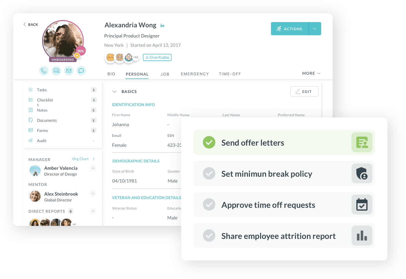 employee profile