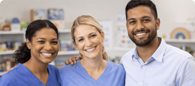 employees in healthcare