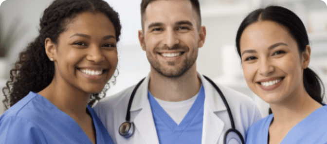 employees in healthcare