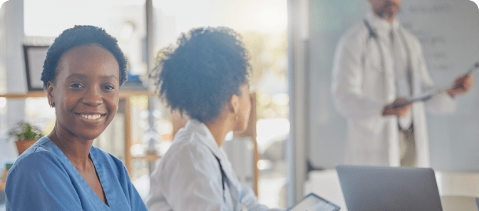 employees in healthcare