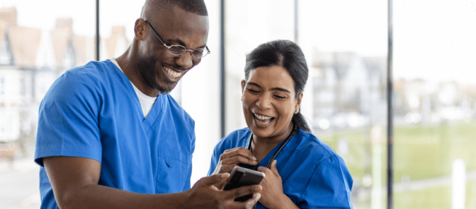 employees in healthcare