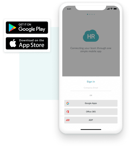 HR Cloud app on app store and google play