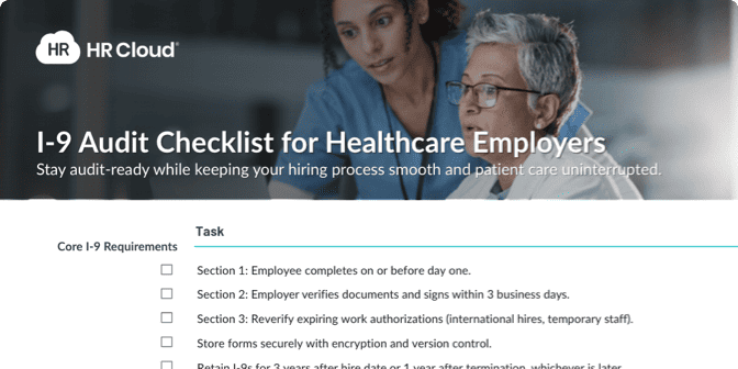 I-9 Audit Checklist for Healthcare Teams