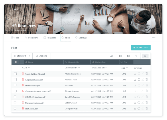 HR resources files