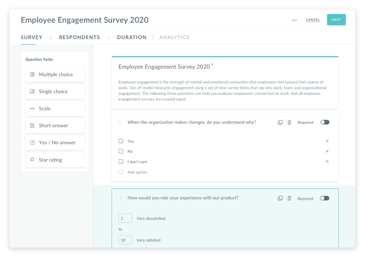 survey builder