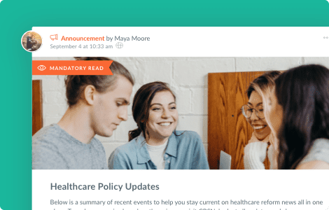Helthcare plicy updates