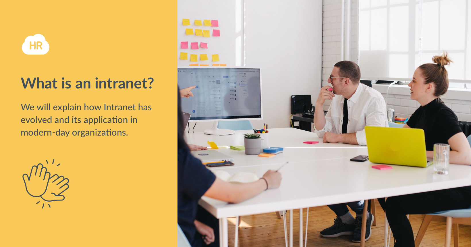 What is an intranet?