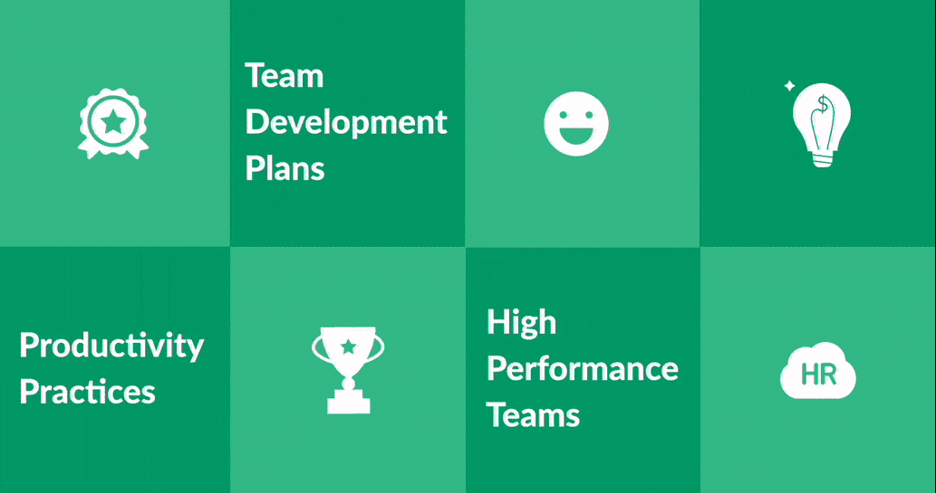 Team development plans, productivity practices, high performance teams