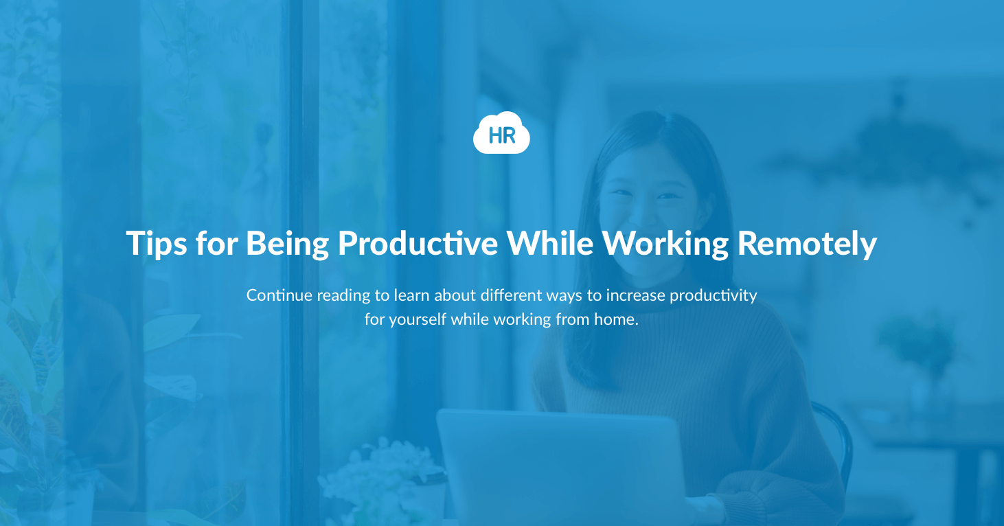 Tips For Being Productive While Working Remotely